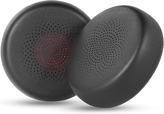 WH64 Headset Replacement earpads Compatible with Yealink WH64/BH70 Headset Ear Cushions with Protein Leather