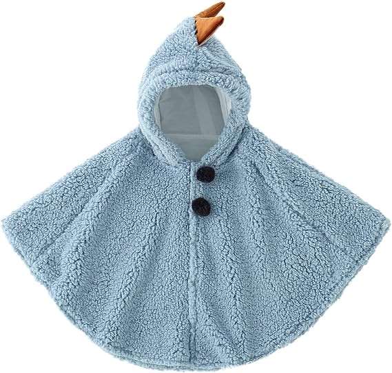 Baby's Car Seat Poncho Cute Toddler Hooded Snowsuit Cloak Coat Cape 0-3T