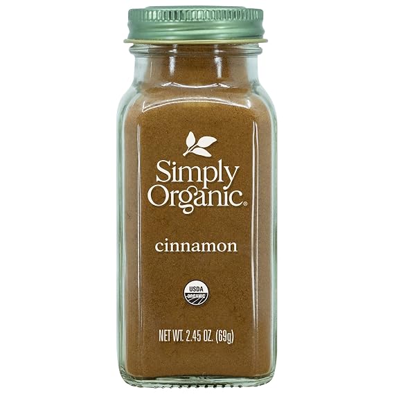 Simply Organic Ground Cinnamon Certified Organic, 2.45 Oz