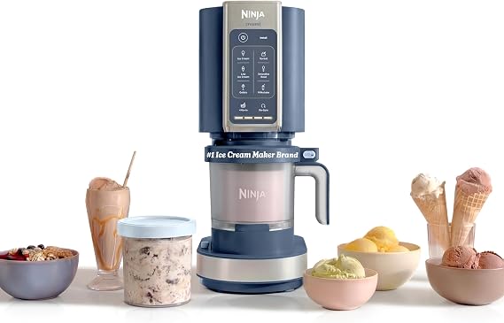 Ninja® Creami® 7-in-1 Ice Cream Maker, Navy, NC351