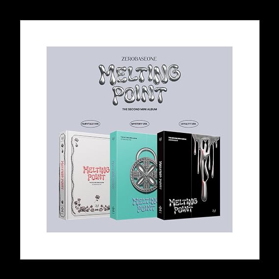 ZEROBASEONE Melting Point 2nd Mini Album CD+Folded Poster on Pack+Photobook+Postcard+Photocard+Tracking Sealed ZB1 (Random Version)