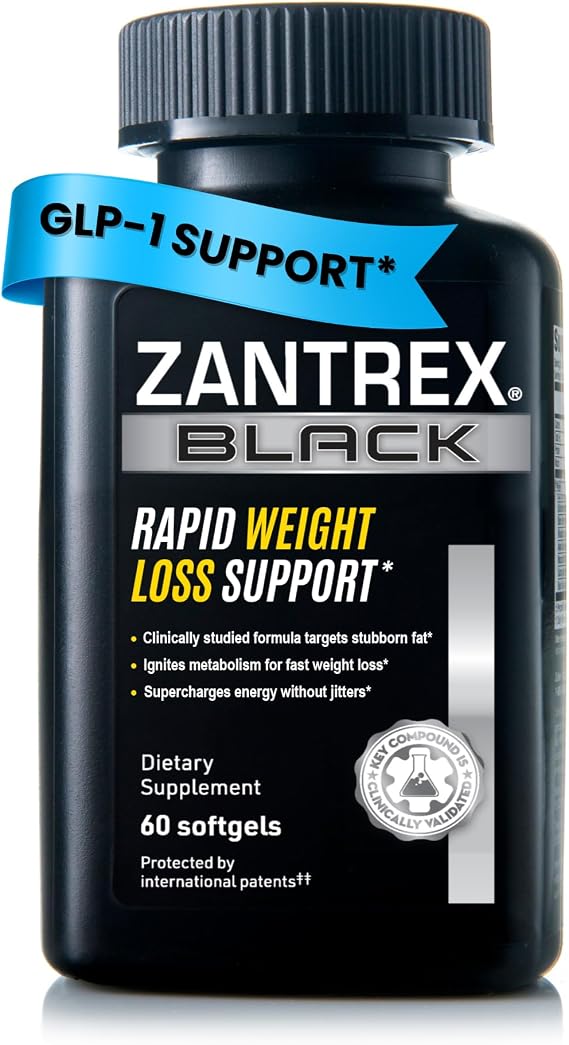 Zantrex Weight Loss Pills for Women & Men, GLP-1 Metabolism Support, 60 Ct