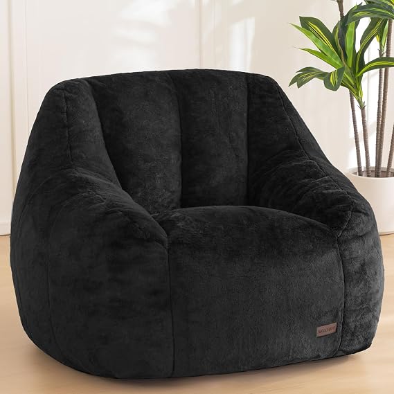 MAXYOYO Bean Bag Chair, Comfy Bean Bag Sofa with Back Support