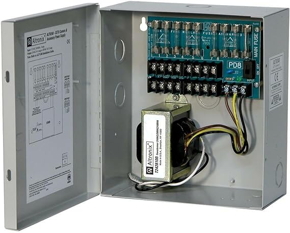 ALTRONIX ALTV248 115 VAC, 24/28 VAC @ 4 AMP, BC100 Enclosure, CCTV Power Supply, Grey