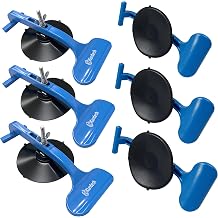 Kuntech Suction Cup Clamp Kit with Sponge Pads, 6-Piece, Car Windshield and Roof Repair Tool Set