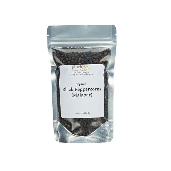 Black Malabar Peppercorns, 16 oz. Bulk Bag