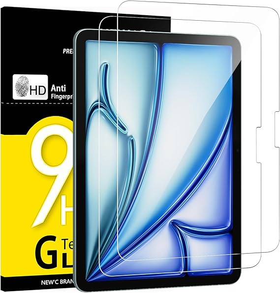NEW'C for iPad Air 11" M3 (2025)/M2 (2024) Screen Protector Tempered Glass