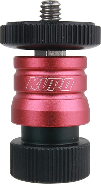 Kupo Quick Release Adapter Set, 1/4"-20 Modular Camera and Lighting Mounting System for Fast Monitor, Microphone, and Accessory Swaps Using Kupo Quick Release Platform (KG013912) | Includes quick release adapter and 1/4-20 male stud for filming, mounting and operation