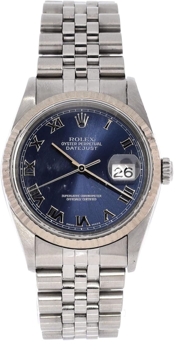 Pre-Loved Oyster Perpetual Datejust Automatic Watch Stainless Steel and White Gold 36