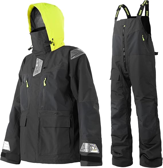 Men's PRO Offshore Sailing Suit, Waterproof Jacket & Bib Pants