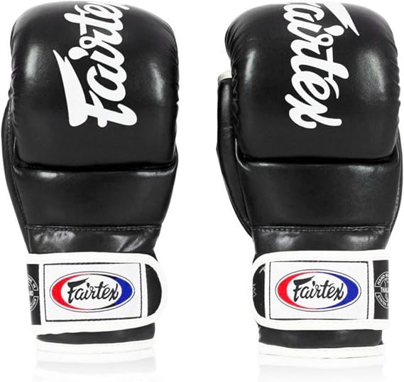 Fairtex FGV18 MMA Boxing Gloves, Leather Muay Thai Martial Arts Training