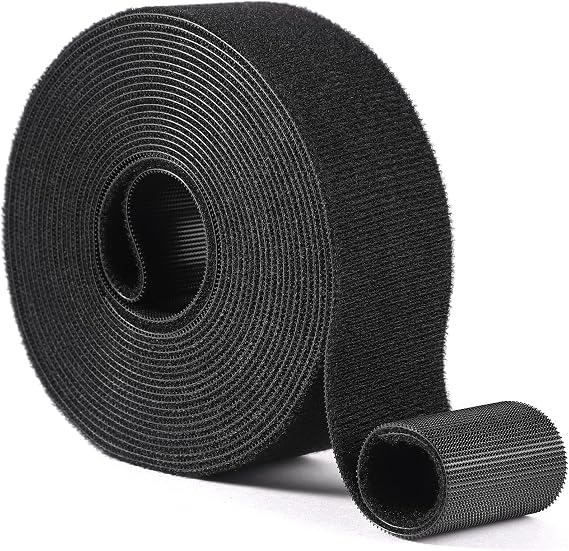 1.5in x 16ft | Hook and Loop Straps Heavy Duty | Double Sided Self-Gripping Strips | Reusable Multi-Purpose Wrap Roll for Home, Office, Data Center, and More