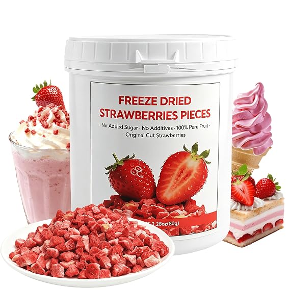 Freeze Dried Strawberries frozen fruit for Baking and Smoothies