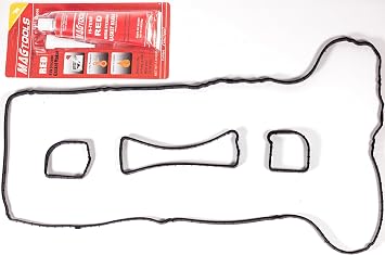 VS50639R1 Engine Valve Cover Gasket &High Temperature(650o F) Gasket Maker 3oz for Ford Escape Focus Fusion Ranger Transit Mazda 3 5 6 B2300 CX-7 MX-5 Tribute Mercury Mariner Milan L4 2.0L 2.3L 2.5L