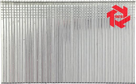 MEGAFastener FWTO 2" T50 16GA Gauge Galvanized Straight Finish Nails 2500 Per Pack (1-Pack)