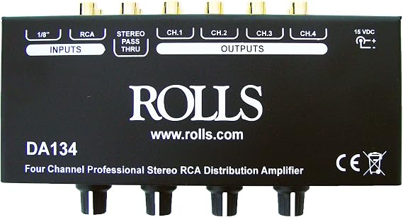Rolls DA134 4-Channel Distribution Amplifier
