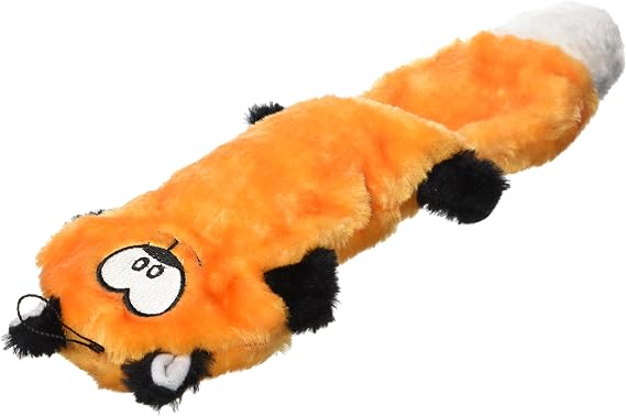 ZippyPaws Zingy Fox No Stuffing Dog Toys to Keep Them Busy - Pack of 1
