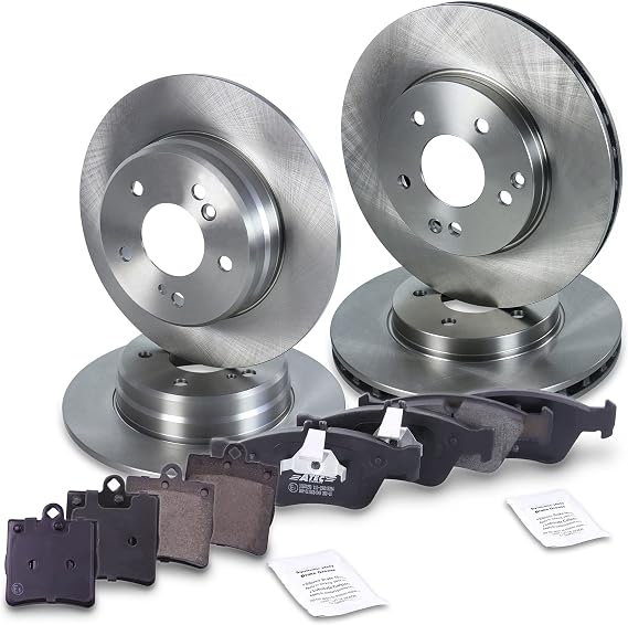 4x Brake Discs + Brake Pads Front + Rear