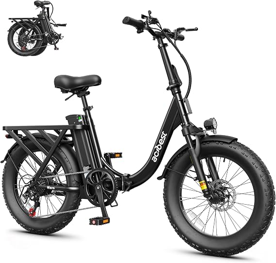 Mars/Mars Plus Folding Electric Bike for Adults-1200W/1800W Peak Motor