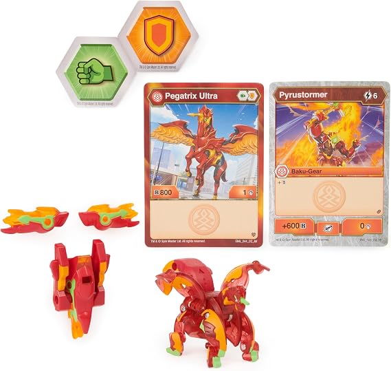 Bakugan Armoured Alliance Baku-Gear - Pegatrix Ultra (Red)