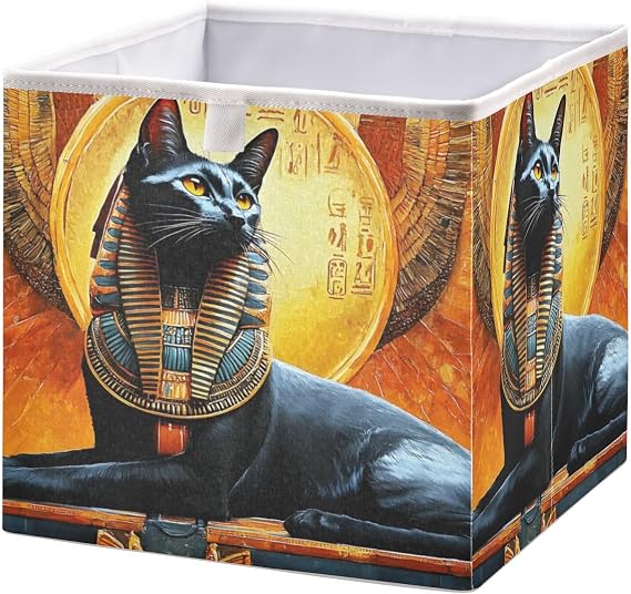Categypt Storage Bins for Organize, Foldable Organizer Cubes Box Fabric Storage Basket