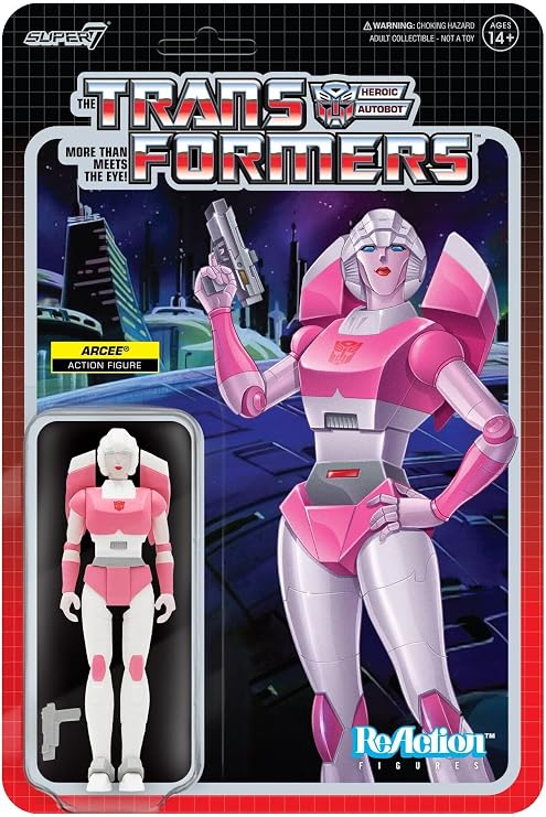 SUPER7 Transformers W5 - Arcee, Multicolor, ReAction Figure