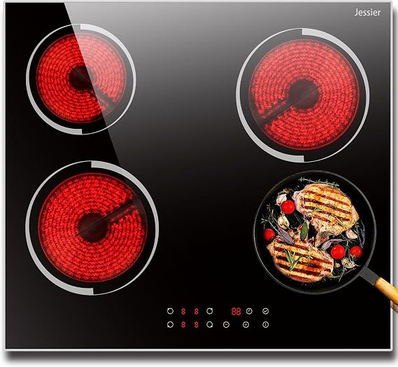 Electric Cooktop 24 Inch 6000W Built-in