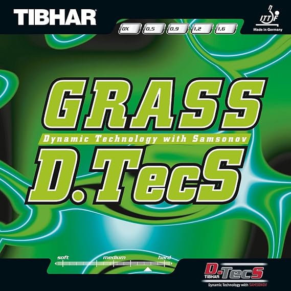 Tibhar Grass D.TecS Table Tennis Pips-Out Rubber