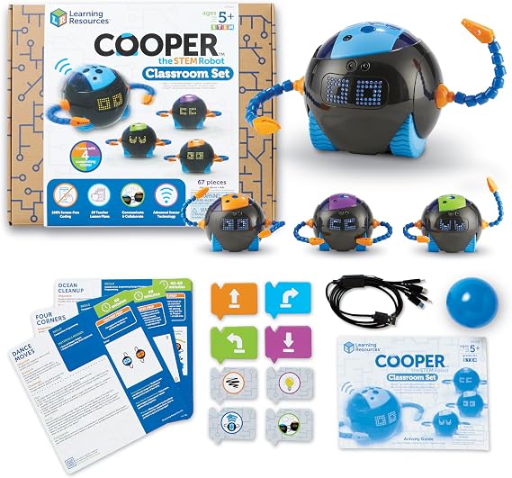 Learning Resources Cooper the STEM Robot Classroom Pack - Rechargeable