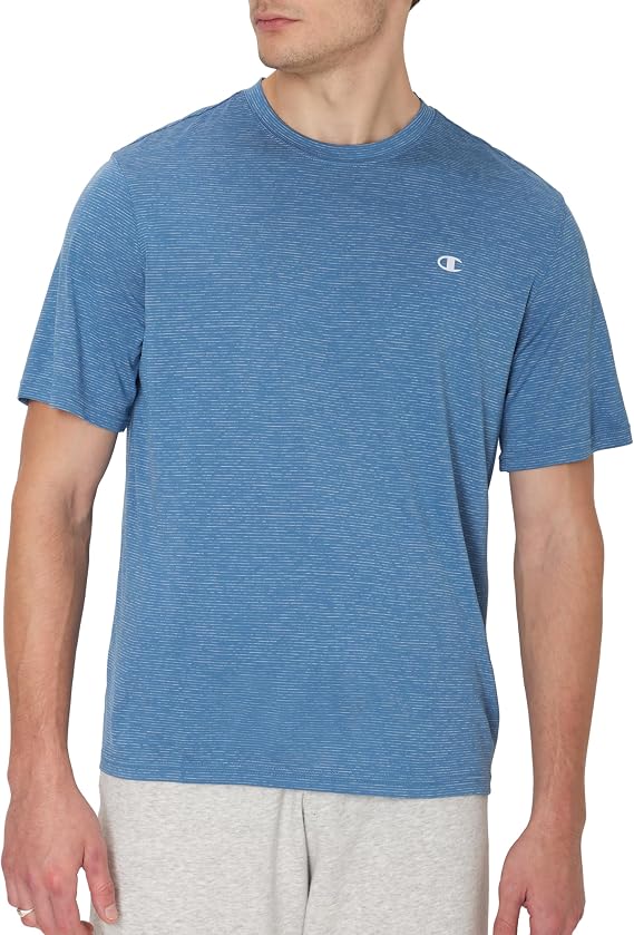 Champion Men's T-Shirt, Novelty Sport, Wicking, Anti-Odor Lightweight Men's T-Shirt