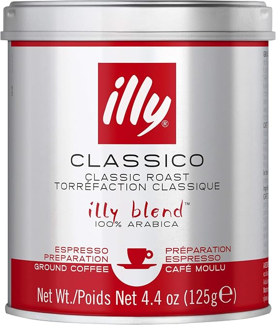 illy Classic Roast Ground Coffee, 125g