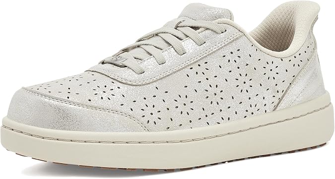 Orthofeet Womens Wander, Champagne Metallic, 9.5 X-Wide