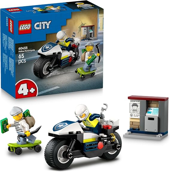 LEGO City Polis Motosikleti Takibi 60455