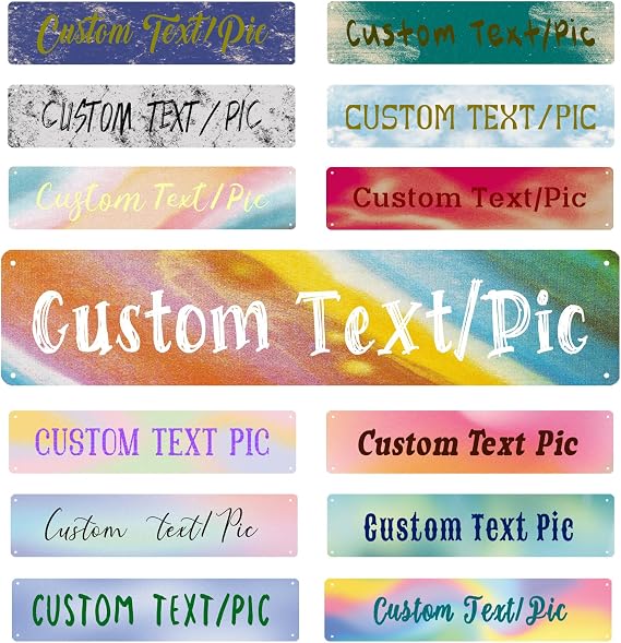 Personalized Street Signs Custom Road Signs Customized Street Signs Metal