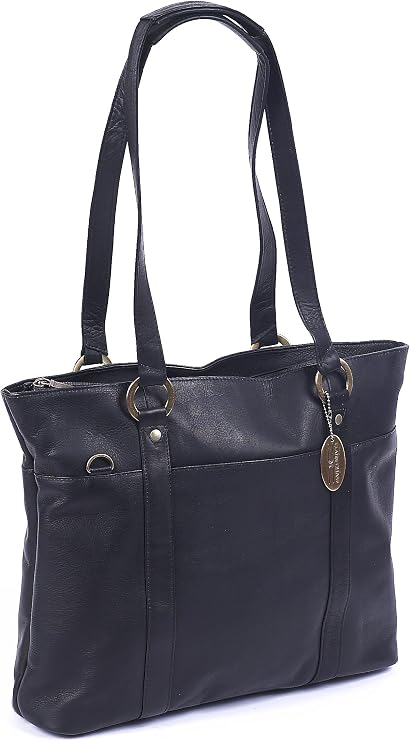 Claire Chase Ladies Computer Bag, Black, One Size