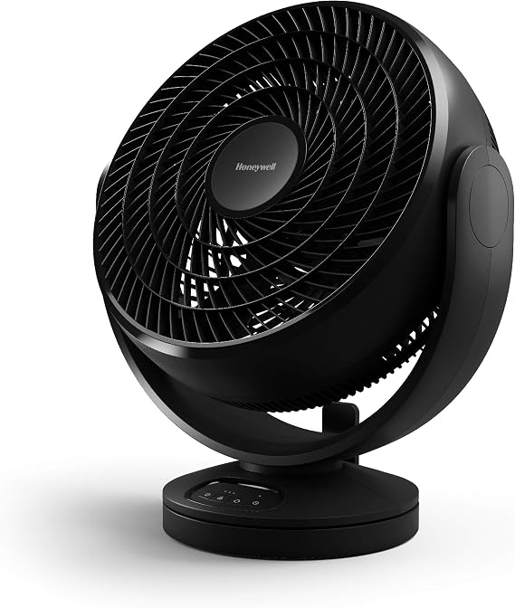 Honeywell Turbo Force Floor Small Fan for Home, Bedroom or Office, Black