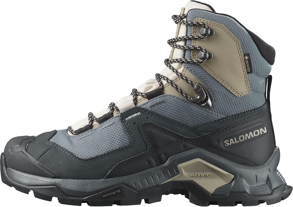 Salomon Quest Element GORE-TEX WOMEN L41457400 Hiking Trekking Shoes, 10.0 inches 25.5 cm, Ebony/R-Day/S-Weather