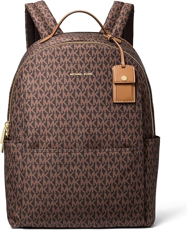 Michael Kors Sable Large Backpack, Gold-Tone Hardware/Brown/Acorn