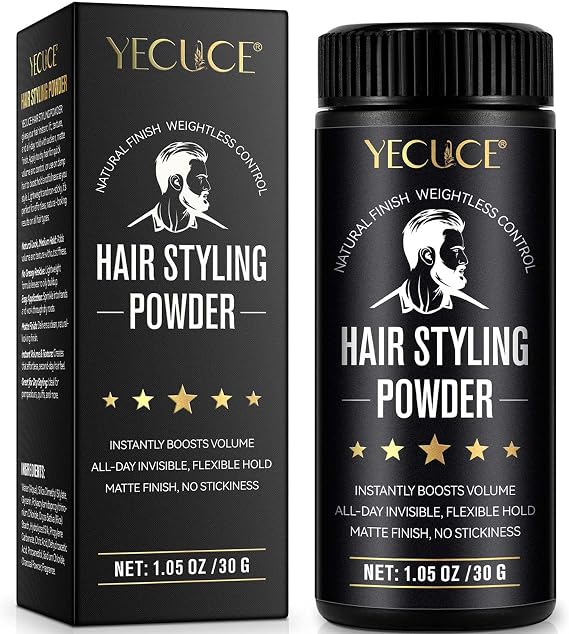 Hair Styling Powder 30g Large - Hair Texture Powder for Men | Matte Finish & Strong Hold | Natural Root Lift for Instant Volume | Oil-Free & Lightweight | Easy to Apply & Long-Lasting