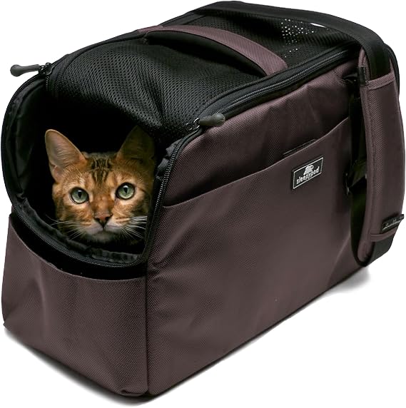 Sleepypod Atom, Airline Approved Pet Carrier, Crash Tested, Dark Chocolate