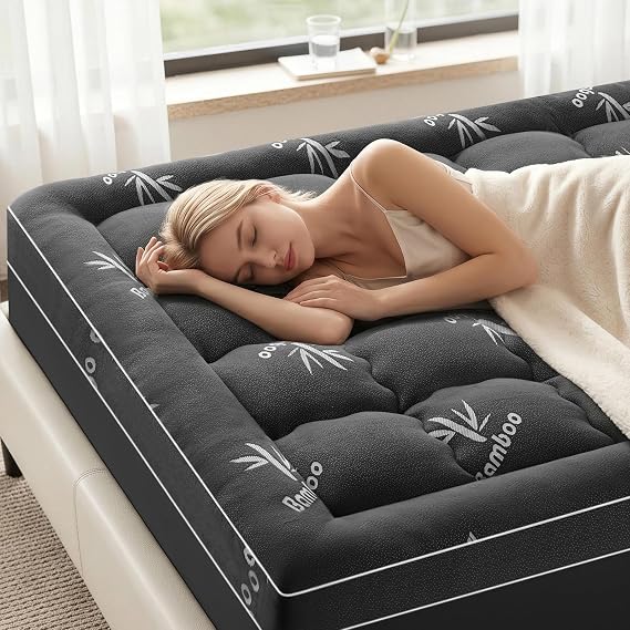 Mattress Topper Twin Size,Extra Thick Mattress Pad Pillow Top
