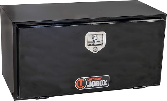 Jobox Crescent Black Steel Underbed Box 36" x 18" x 18" - 792982