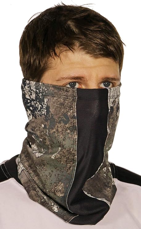 Go Athletic Apparel STRATA Camo sun protection face mask UPF50 light weight neck gaiter