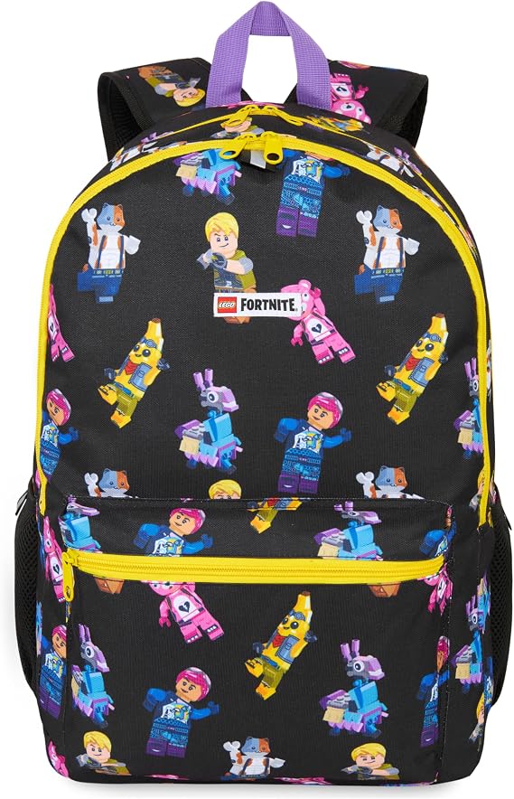 Get Trend Lego Fortnite Boys Large Backpack 46cm, Padded Straps School Bag