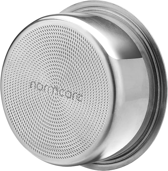 Normcore 51mm Precision High Extraction Filter, Portafilter Basket Coffee Filter, 18g Bottomless Portafilter, Fits 18 Gram Coffee For 51mm Espresso Machines, 304 Stainless Steel