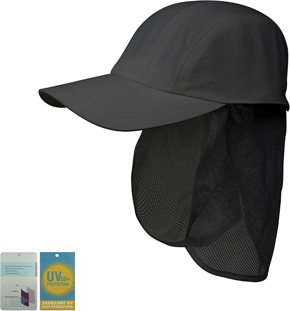 Juniper Taslon UV 5 Panel Cap with Tuck Away Flap