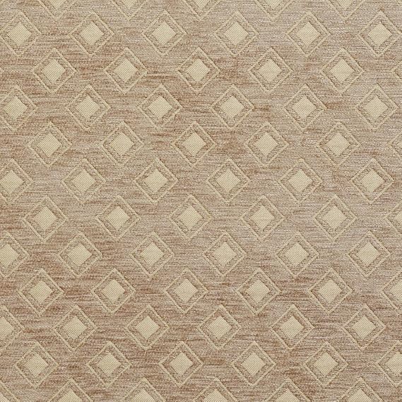 Taupe Woven Small Diamonds Chenille Upholstery Fabric by The Yard - SKU: Ariana Taupe