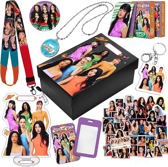 KATSEYE Merch KATSEYE Photocards Novel Album Peripherals Stand Sticker Lomo Cards Set Photocards Set Mini Merch Girls Gift for Fans A02