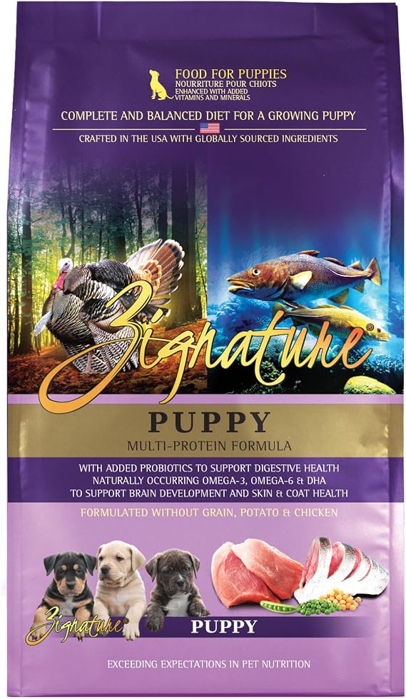 Zignature Puppy Formula Dry Dog Food, 12.5lb Bag