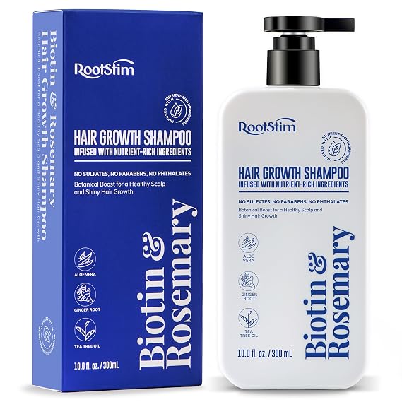 RootStim Biotin & Rosemary Shampoo for Thinning Hair 10 fl oz (300 mL)